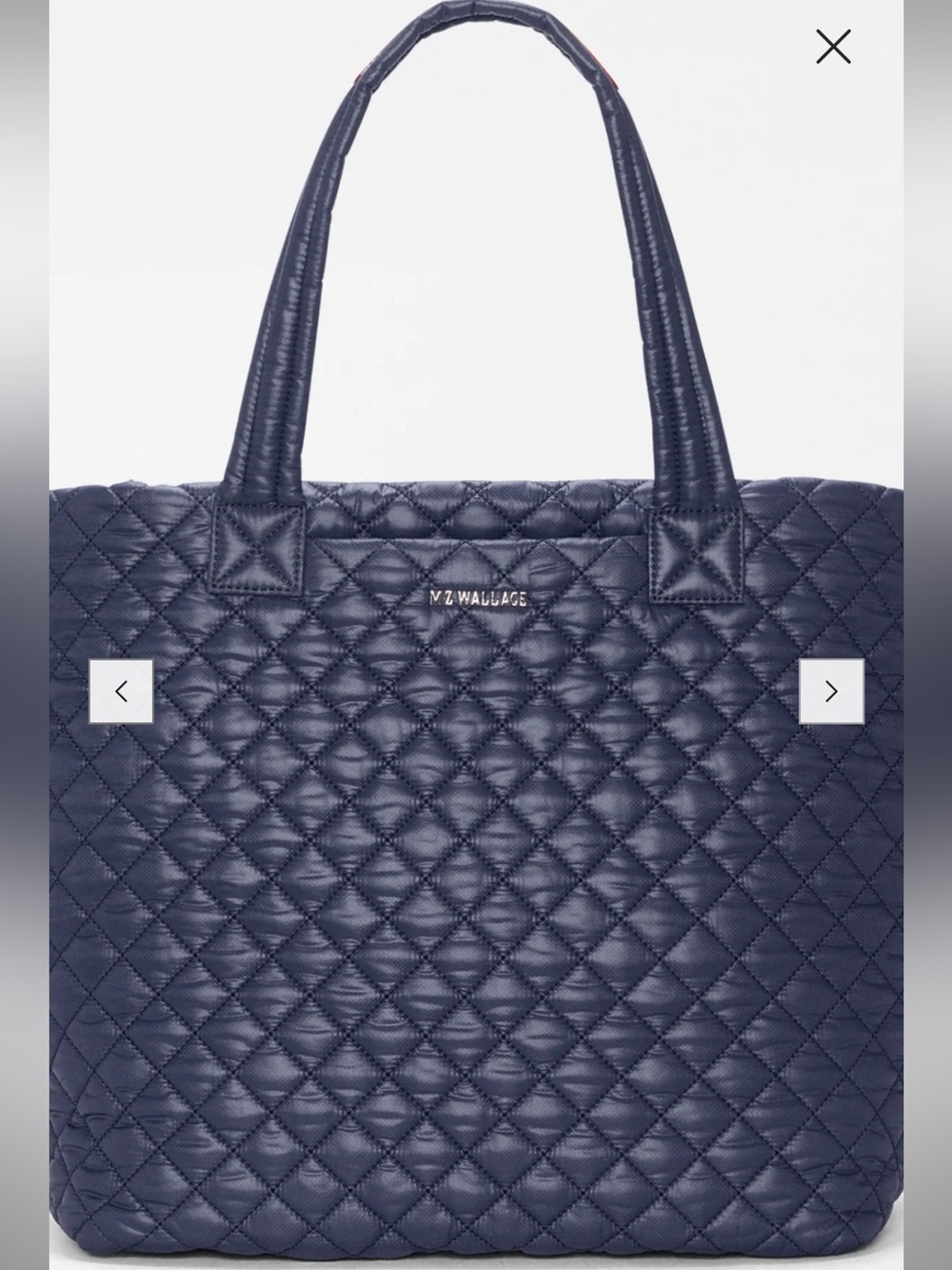 MZ Wallace, Large Metro Tote Deluxe, Navy
